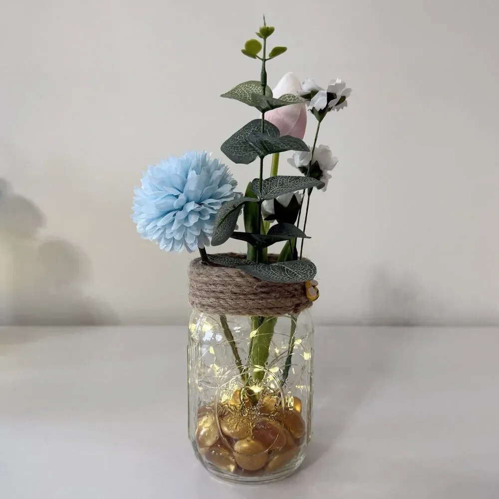 Handmade Mini Honey Bee Themed Floral Arrangement Centerpiece Baby Shower